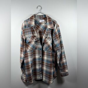 Heavyweight flannel shirt